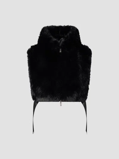 Moose Knuckles Women's Cosmo Faux Fur Vest In Black