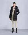 Moose Knuckles Women's Gold Series Nyluxe Watershed 3 Parka In Black