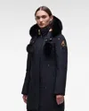Moose Knuckles Original Stirling Parka Fur In Black