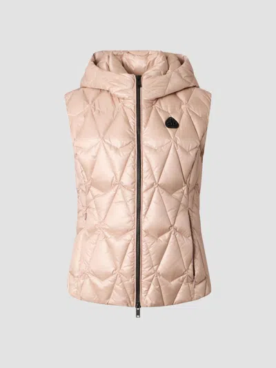 Moose Knuckles Women's Iceberg Down Puffer Vest In Pink