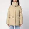 Moose Knuckles Katla Sand-coloured Quilted Down Jacket In Beige