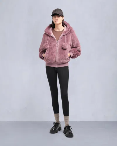 Moose Knuckles Women's Mealy Reversible Bunny In Pink