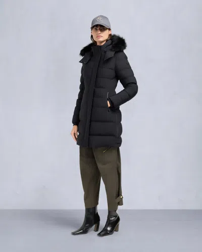 Moose Knuckles Women's Nyluxe Watershed 3 Parka In Black