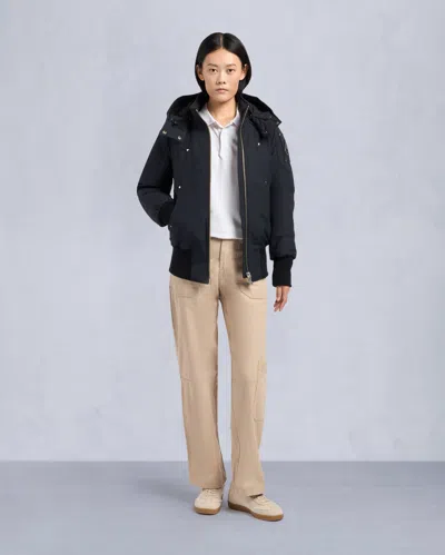 Moose Knuckles Women's Original Debbie Bomber In Black