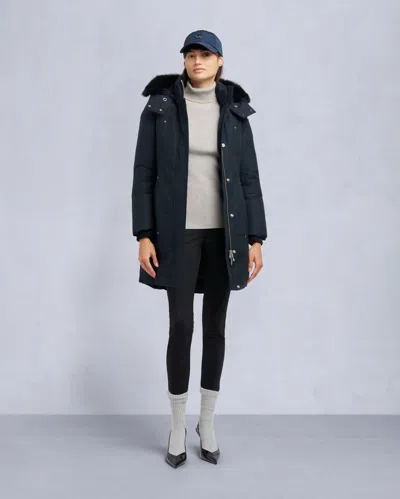 Moose Knuckles Women's Original Stirling Parka In Blue