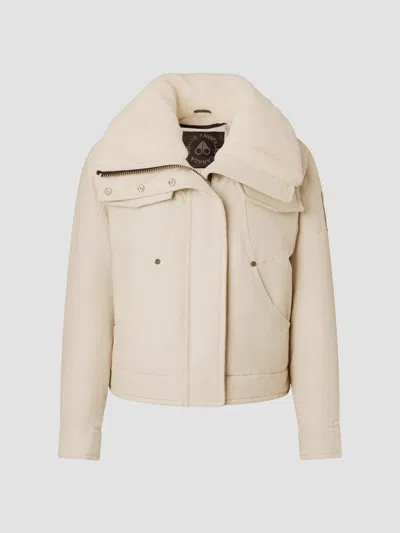 Moose Knuckles Women's Originals Aurora Trucker Jacket In Neutral