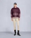 Moose Knuckles Women's Palmer Crewneck Sweater In Purple