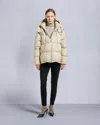 Moose Knuckles Everest 3q Quilted Puffer Jacket In Nude