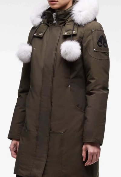 Pre-owned Moose Knuckles Women's Stirling Parka Fur Brand With Tags, Authentic $1,295 In See Selection