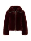 Moose Knuckles Women's Sutton Bunny Jacket In Brown