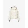 Moose Knuckles Womens Alabaster W/alabaster Sh Misti Detachable-hood Padded Puffer Jacket In White