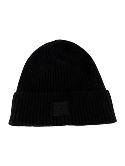 Pre-owned Moose Knuckles Wool Beanie W/tags In Black