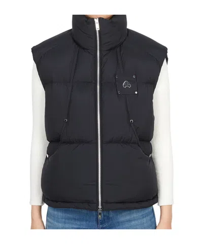 MOOSE KNUCKLES WRAP-COLLAR PUFFER VEST