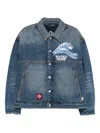 Moose Knuckles X Evisu Graphic Print Jacket In Blue