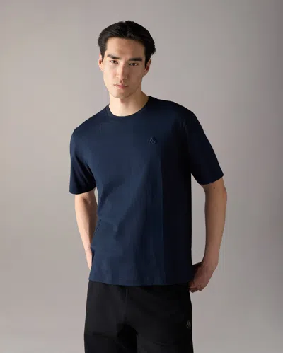 Moose Knuckles Yul Classic T-shirt In Blue