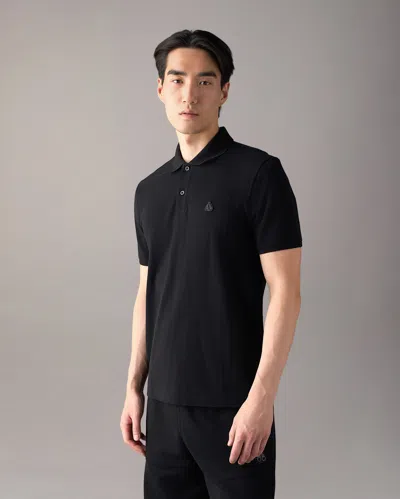 Moose Knuckles Yul Polo In Black