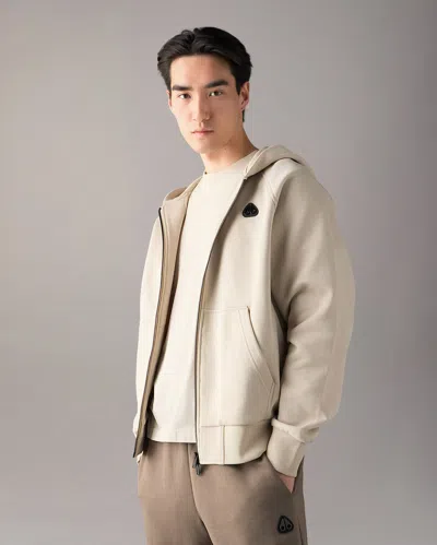 Moose Knuckles Yul Zip In White