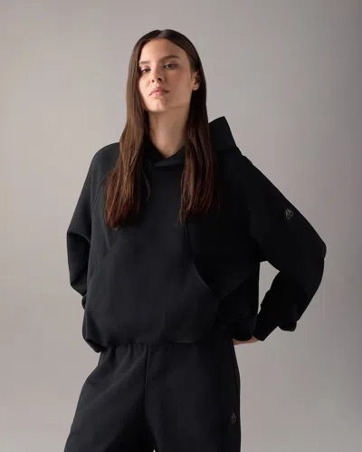Moose Knuckles Yyz Hoodie In Black