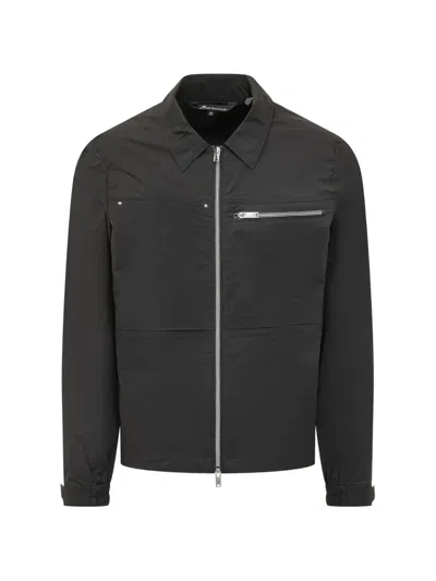 Moose Knuckles Zip Topflight Shirt Jacket In Black
