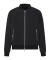 Moose Knuckles Black Bunny Bomber In Black