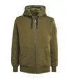 Moose Knuckles Zip-up Bunny Hoodie In Green