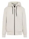 Moose Knuckles Zip-up Cotton Sweatshirt In Multi