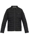 Moose Knuckles Long-sleeved Down Jacket In Black