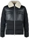 Moose Knuckles Zip-up Puffer Jacket In Black