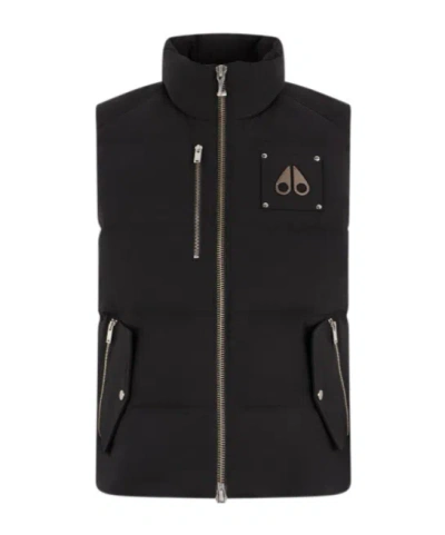 Moose Knuckles Westmount Original Two-tone Vest In Black