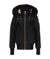Moose Knuckles Gold Capsule Sainte Flavie Down Bomber In Black