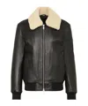 Moose Knuckles Collar Ribbed Cuffs Hem Jackets In Black