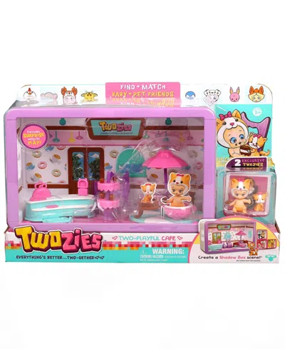 Moose Toys Kids' Twozies Playful Cafe Pet Playset In Multi Colored