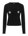 Moqètte Woman T-shirt Black Size Xs Polyester In Black