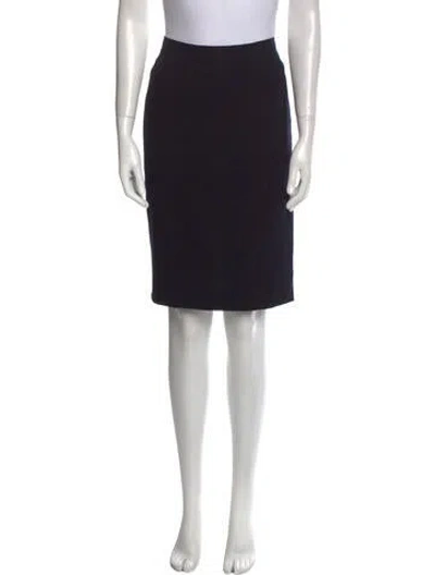 Pre-owned Morabito Paris Knee-length Skirt In Blue