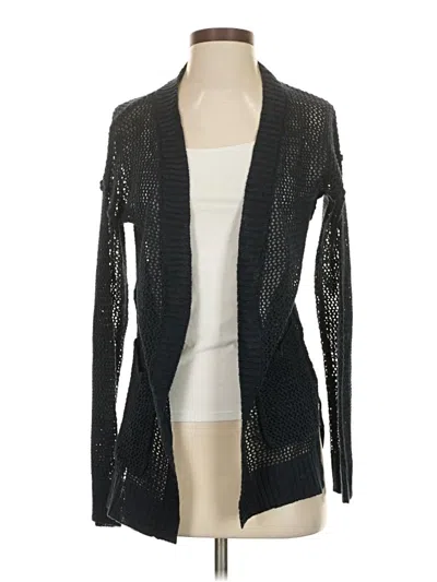 Pre-owned Moral Fiber Cardigan Sweater In Black