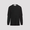 Mordecai Double Layer Sweater Fresco In Black