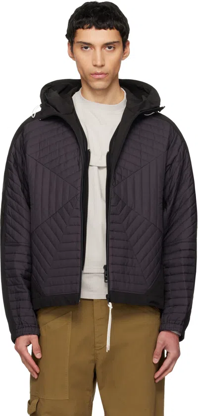 Mordecai Black Radiant Hybrid Windbreaker Jacket In Multi