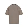 Mordecai Taupe T-shirt With Sporty Stripes In Gray