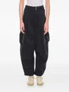 Mordecai Cargo Pocket Trousers In Black
