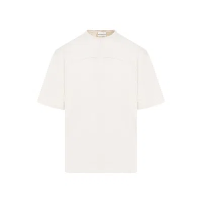Mordecai Stripe-detail Wrap T-shirt In White