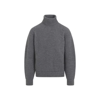 Mordecai Classic Turtleneck Sweater For Men In Gray