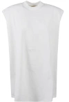 Mordecai Sleeveless Oversized Top In White