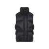 Mordecai Contemporary Black Puffer Waistcoat In Black