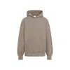 Mordecai Cozy Cotton Sweatshirt With Unique Back Stripe Detail In Grey