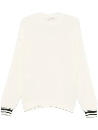 Mordecai Pullover Mit Waffelstrick-muster In Weiss
