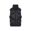 Mordecai Contemporary Black Puffer Waistcoat In Black