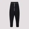 Mordecai Tapered Black Trousers With Pleated Front In Black