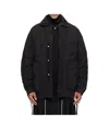 Mordecai Field Drawstring Casual Jacket In Black