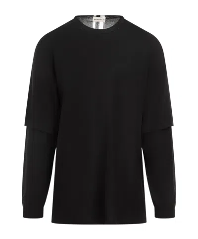 MORDECAI MORDECAI LAYERED PULLOVER SWEATER