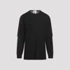 Mordecai Double Layer Sweater Fresco In Black